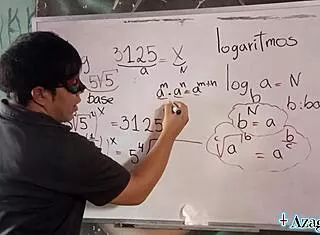 Asian Student Teases Japanese Teacher with Erotic Math Roleplay Seduction