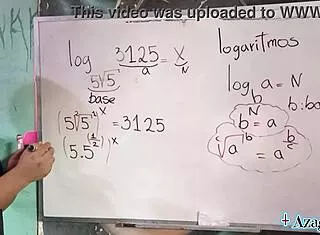 Asian Student Teases Japanese Teacher with Erotic Math Roleplay Seduction