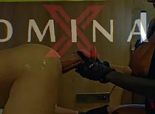asian milf mistress fists slave asshole huge dildos strapon domination squirting
