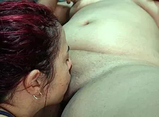 saggy titted sisters finger and lick fat asses
