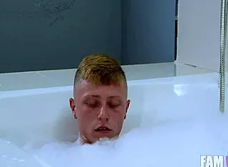 Soak Your Cock to Stepmom's Surprise Panties Ride!