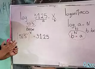 Asian Student Teases Japanese Teacher with Erotic Math Roleplay Seduction