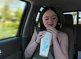 Jays POV Tattooed Slut Imani Valor Stretches Super Tight Pussy Lips Wide
