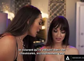 vendor bella rolland sneaky fucks client lexi luna's bff french subs
