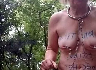 i chained my forest slave for humiliation belt whipping 2025!