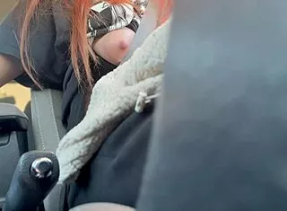Italian Big Tits Milf Artemisia Love Flashes Boobs While Driving!