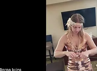 Memel Wilde transforms to flapper sucks black cock