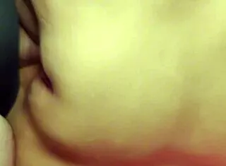 her fat shaved pussy gets handjob tease closeup double toy penetration fuckdoll