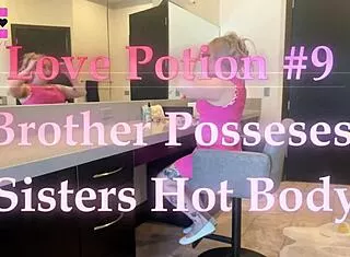 love potion 9 makes stepbrother possess sister's squirting bimbo body taboo