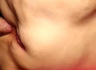 her fat shaved pussy gets handjob tease closeup double toy penetration fuckdoll