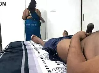 Flashing Huge Dick To Sexy Maid Swasika