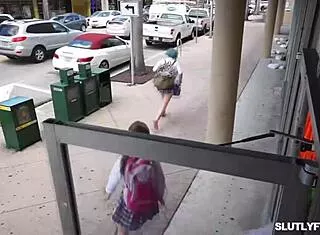 officer rusty strips shoplifter amber summer after makeup theft catch