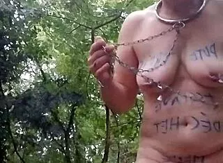 i chained my forest slave for humiliation belt whipping 2025!