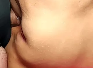 her fat shaved pussy gets handjob tease closeup double toy penetration fuckdoll
