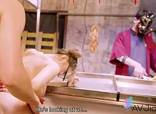 li nana pounded hard in store 😈💦🔥