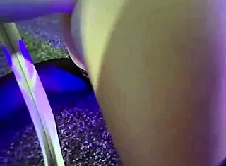 Seductive Killavanilla rides dildo in lingerie solo