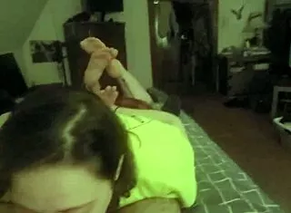 Wanna see this redhead slave deepthroat flat on her belly