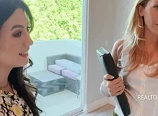 Blondes and brunette swap spouses at open house orgy