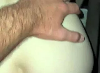 Milf bends over balcony railing for first public doggystyle fuck