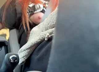 Italian Big Tits Milf Artemisia Love Flashes Boobs While Driving!