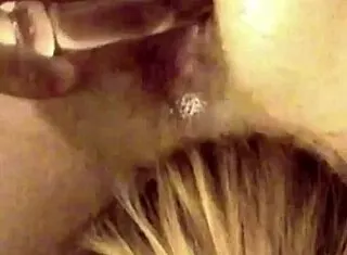 blonde milf pegs guy's ass with toys stallion milker s5