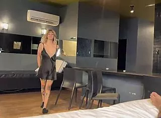 😍 Step sis yoga with Janys free taboo scene backstage moans! 🔥