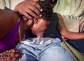 Perverse Family Step Mom and Step Daughter Share Boyfriend's Big Cock 3Some