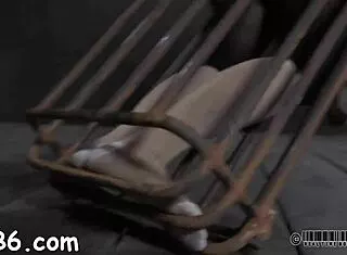 ready to watch stormy caning punish this bound bdsm slut??