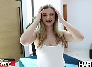 Country Blonde Hottie Harlowe West Hardcore Anal Ride Deepthroat!