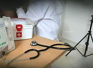 doctor, your cock needs my secret clinic blowjob now