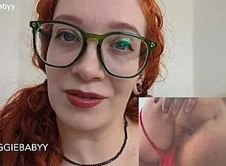 Redhead Pigtails Whispers Dirty Asshole JOI Close-Up Spread