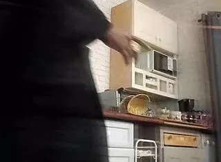 black christ slutted out ukrainian babe quickie kitchen fuck part 1