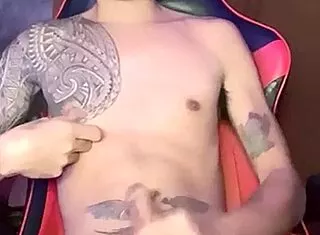 Prince yves teases hairy pits masturbates to explosive cum