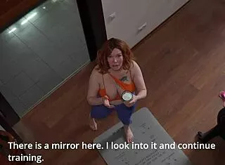 Stepdaughter gets fucked rough in fitness class while stepmom slut bitch bends over missionary doggystyle - mom won't catch us creampie!