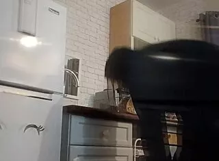black christ slutted out ukrainian babe quickie kitchen fuck part 1