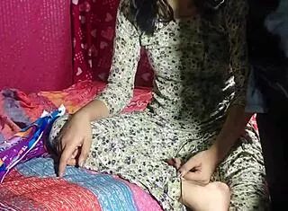 stepbro sneaks into indian teen sister's bed after heated fight for secret fuck