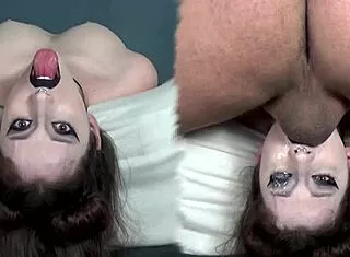 i freak watching my goth makeup ruined in sloppy goth throatpie mess