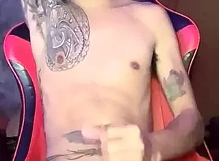 Prince yves teases hairy pits masturbates to explosive cum