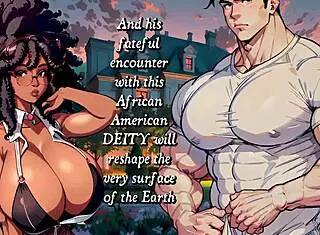 Bull god Richard's hardcore interracial muscle fuck 😈💦