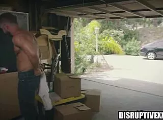 He Lures Gay Hunk Neighbor for Bareback Fingering After Wife Leaves