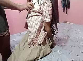 stepsis sneaks first taste of stepbro's monster cock in secret quickie