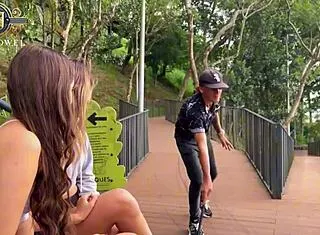 blindfolded stepsisters sofia take stranger cum in public doggystyle?