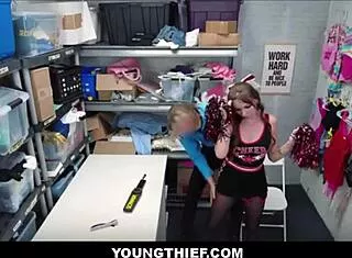 security guard fucks cute brunette cheerleader shoplifter alex blake to orgasm no cops ryan mclane