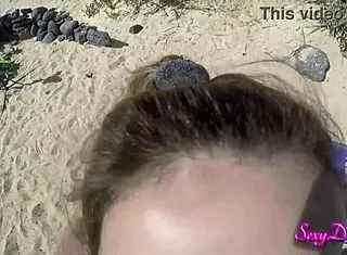 Ripped clothes beach doggystyle with big ass tanned babe 🍑🏖️🔥