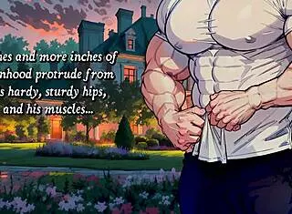 Bull god Richard's hardcore interracial muscle fuck 😈💦