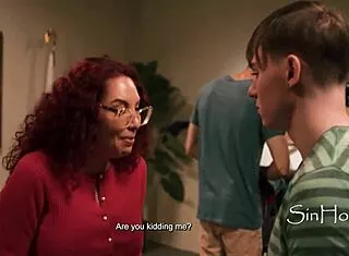 What kind of slut teacher gets blackmailed for dp kiki daire?