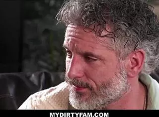 Stepdaughter Cums Hard On Stepdad
