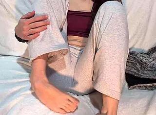 wanna see this cute redhead housewife slut moan solo with small tits and watch?