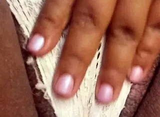 what's a naughty wife in lingerie doing rubbing her big cameltoe pussy solo like that?