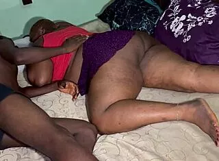 stepmom sleeping 😴 i sneak touch her wet pussy then fuck hard 💦🔥